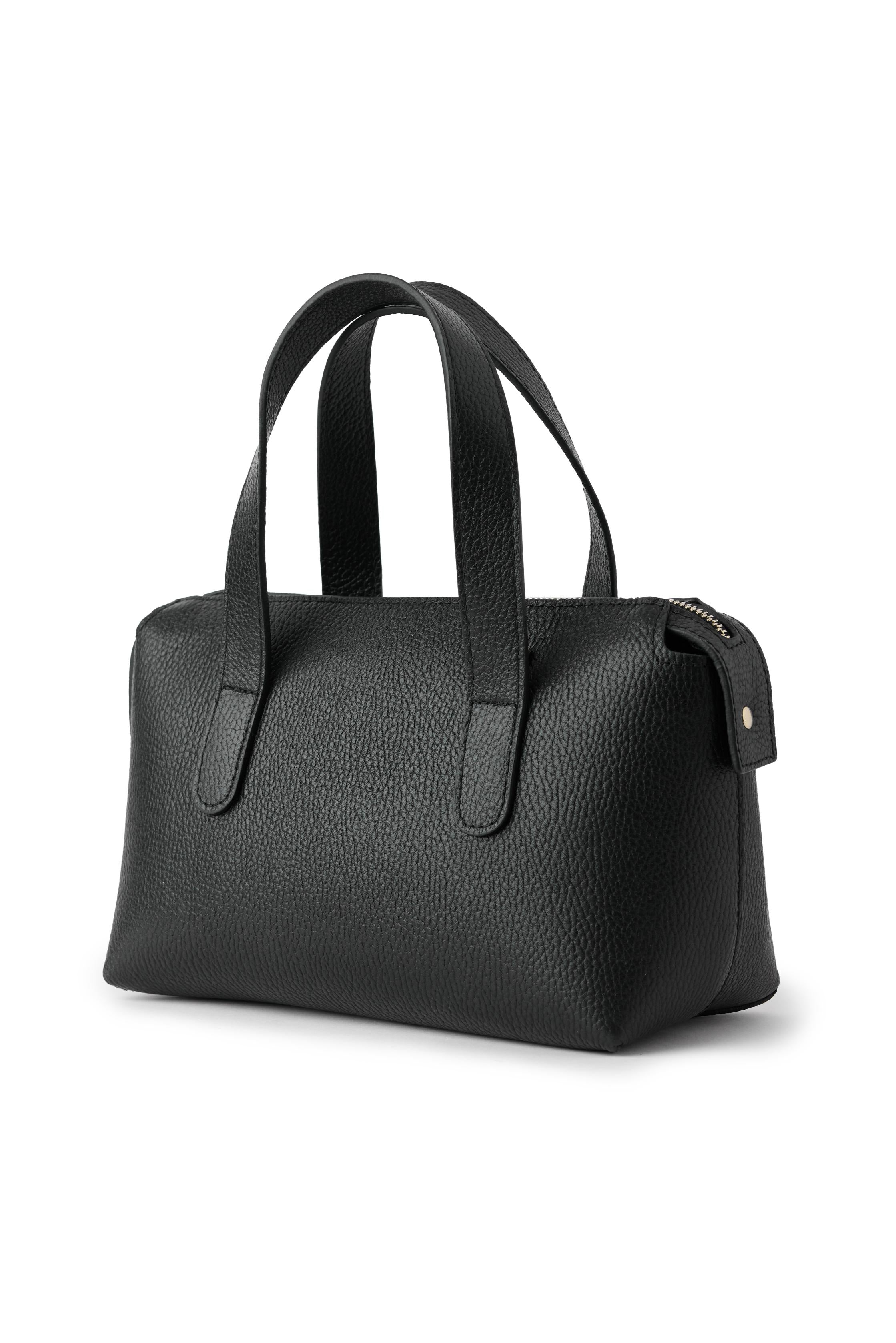 Handy Hakiki Deri Kadın El Omuz Çantası (Floater Bordo)