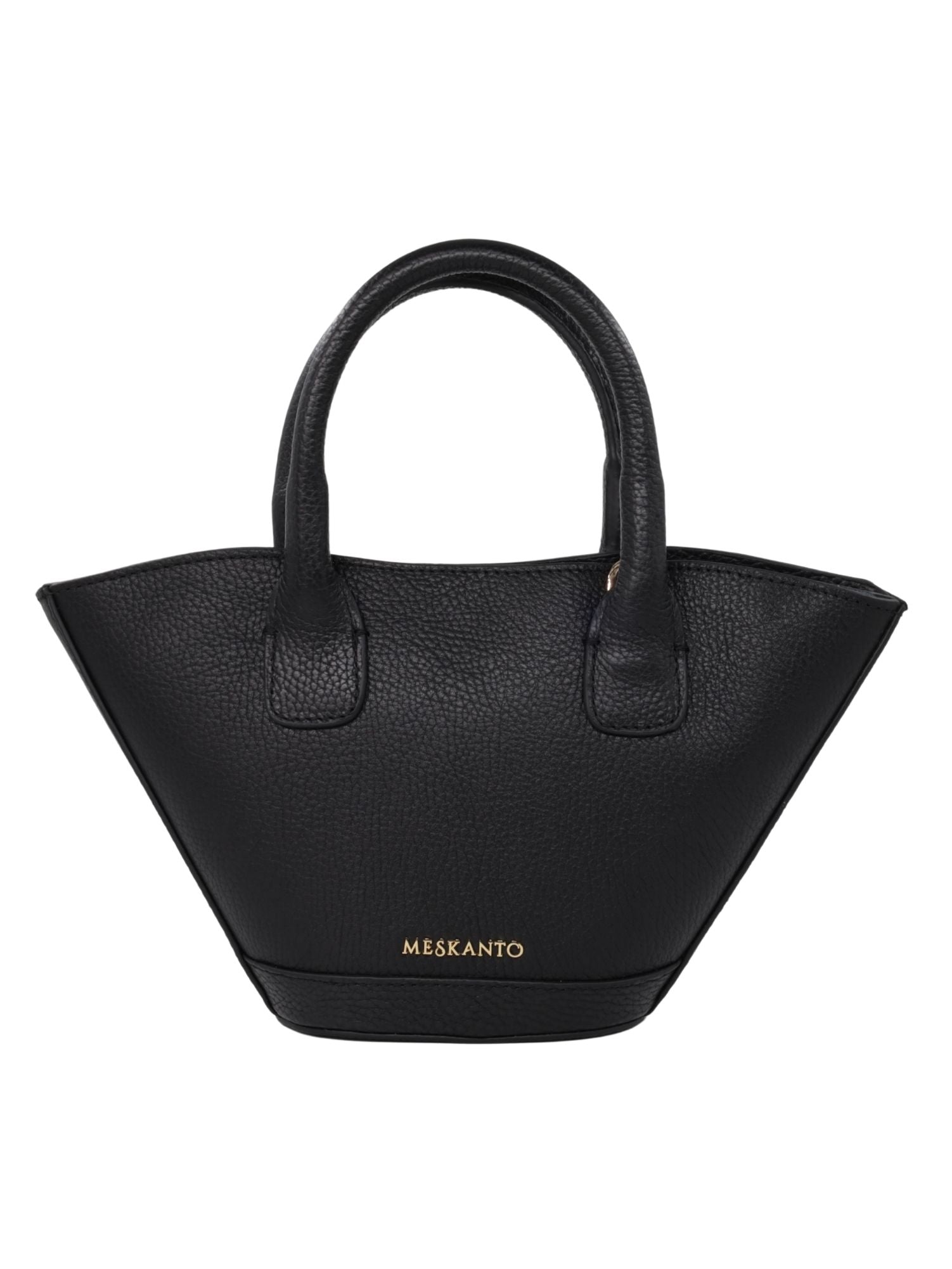 Meskanto - Hakiki Deri Kadın Omuz Çantası - MES-B-1023-Siyah
