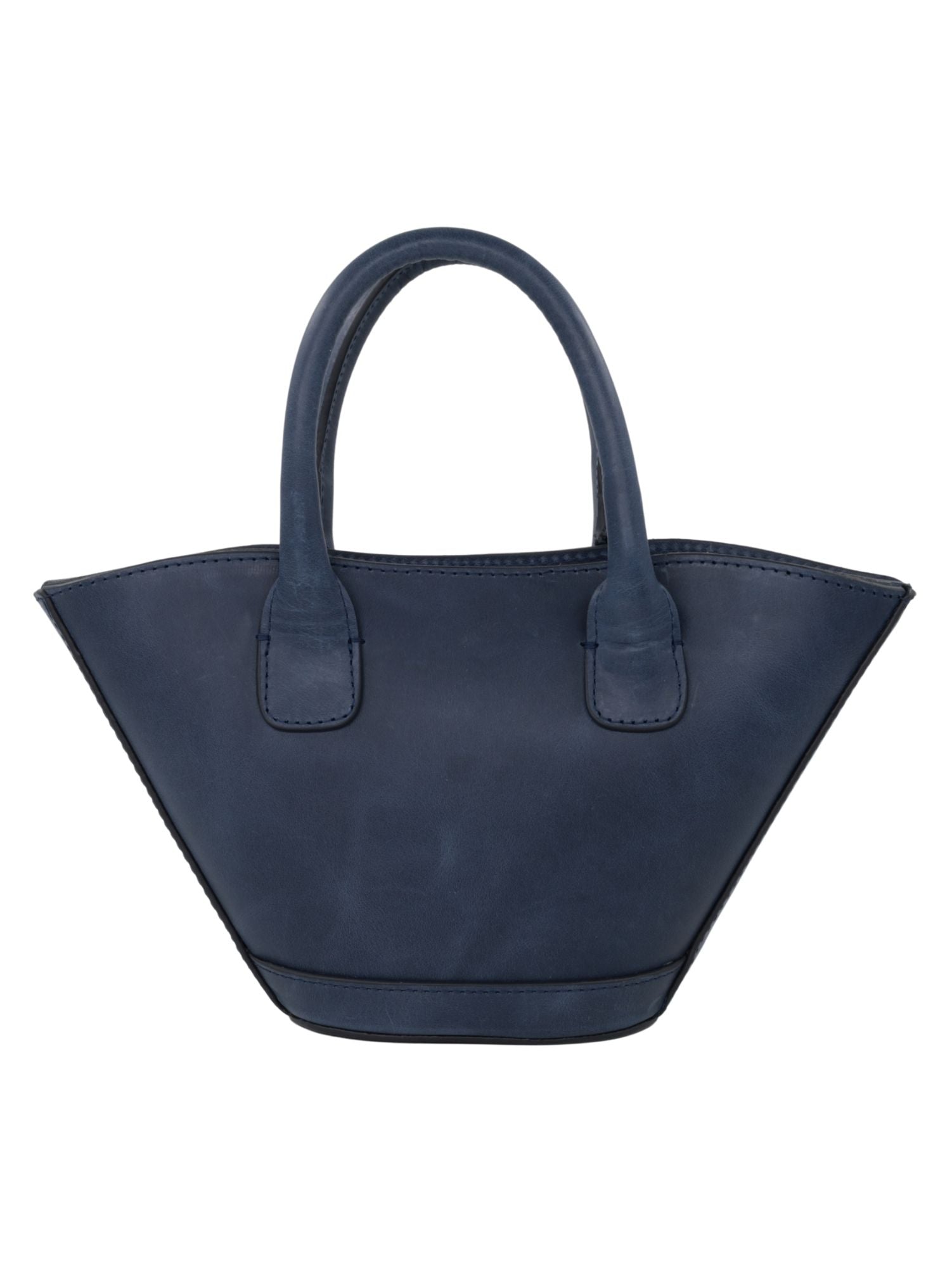 Meskanto - Hakiki Deri Kadın Omuz Çantası - MES-B-1023-Lacivert