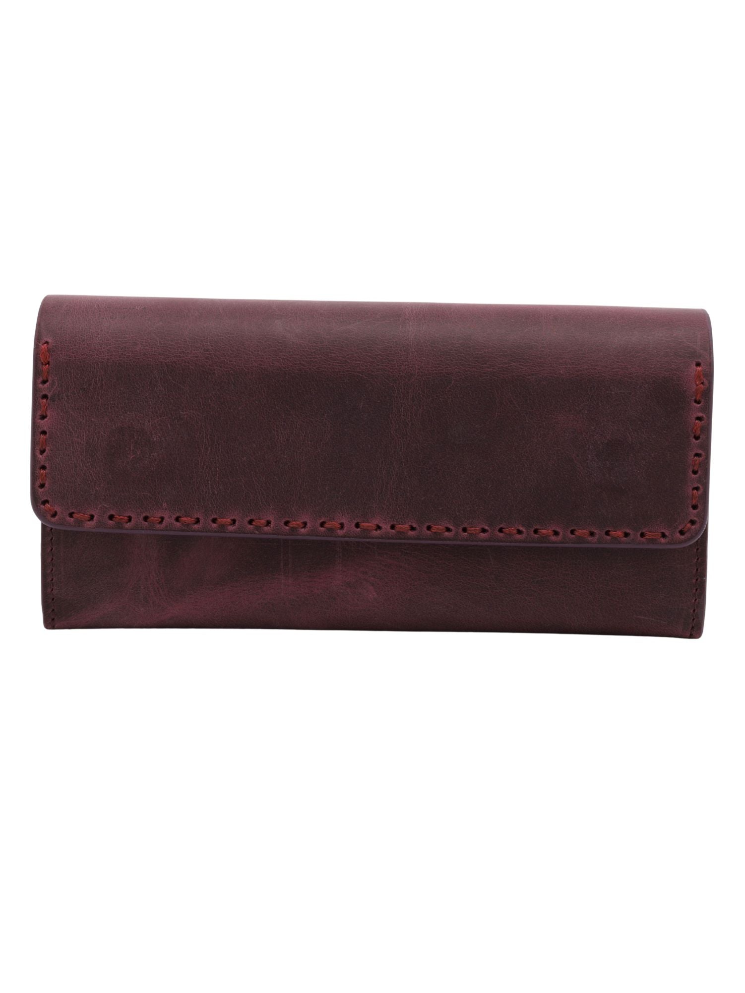 Meskanto - Meskanto Clarice El Dikişli Telefon Bölmeli Kişiye Özel Hakiki Deri Cüzdan - FD - WL - 2022 - M