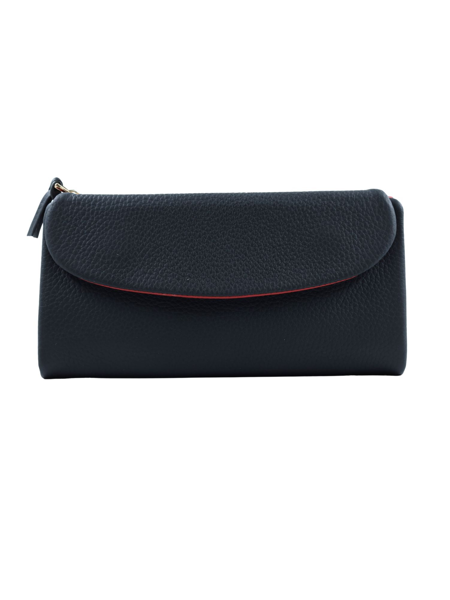 Meskanto - Meskanto Daisy Hakiki Deri Telefon Bölmeli Kapaklı Uzun Kadın Cüzdanı - FD-2049-KS - KS