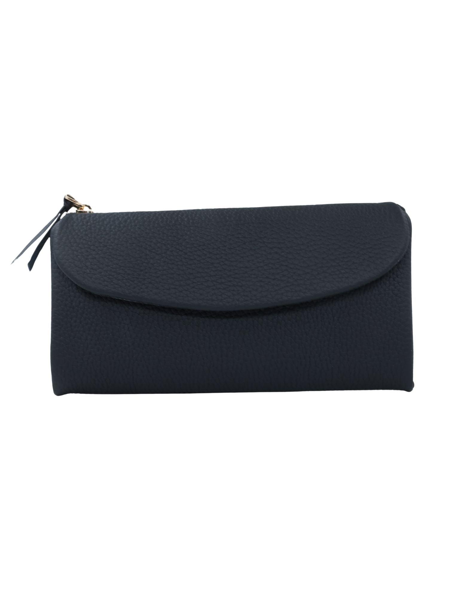 Meskanto - Meskanto Daisy Hakiki Deri Telefon Bölmeli Kapaklı Uzun Kadın Cüzdanı - FD-2049-S - S