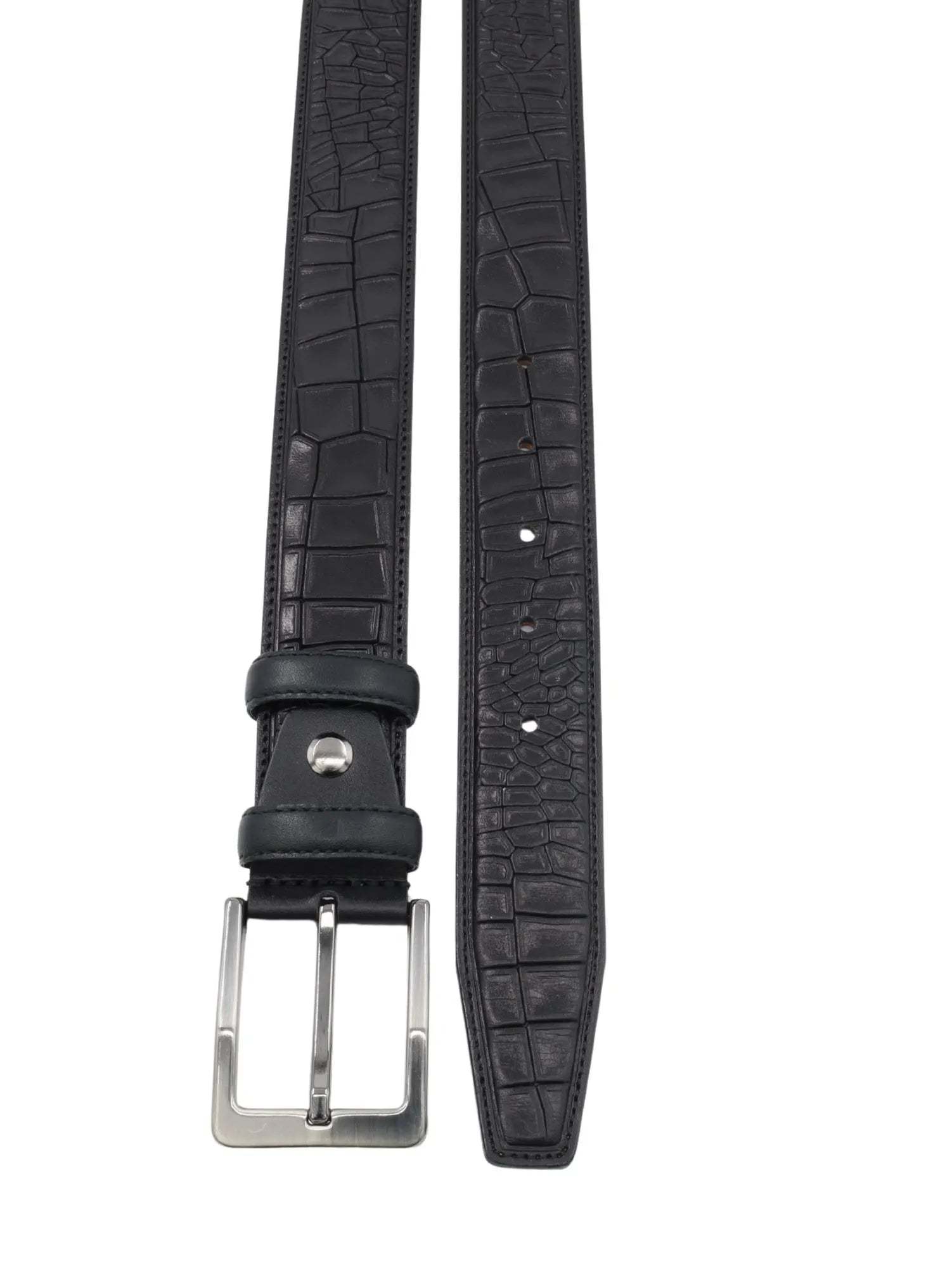 Hakiki Deri Kroko Desen Erkek Kemer