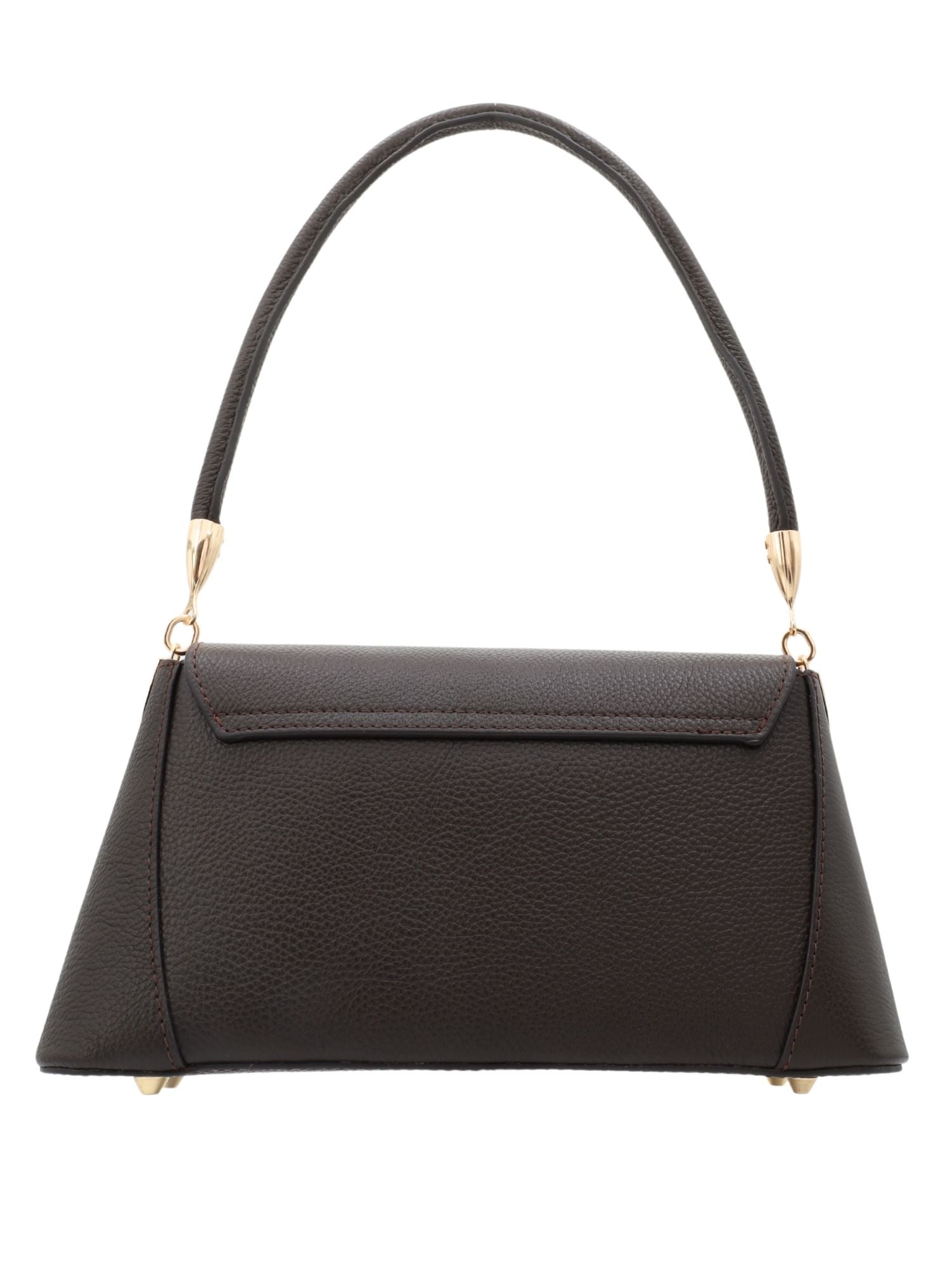 Meskanto - Hakiki Deri Kadın Omuz Çantası - MES-B-1002-Acı Kahve