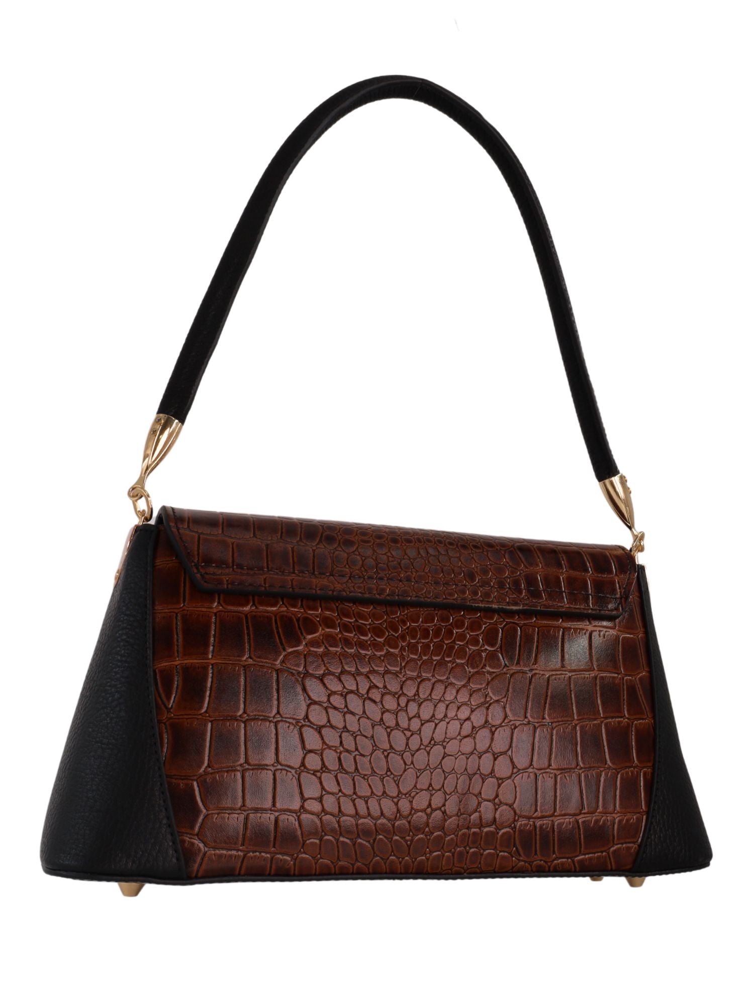 Meskanto - Hakiki Deri Kadın Omuz Çantası - MES-B-1002-Kroko