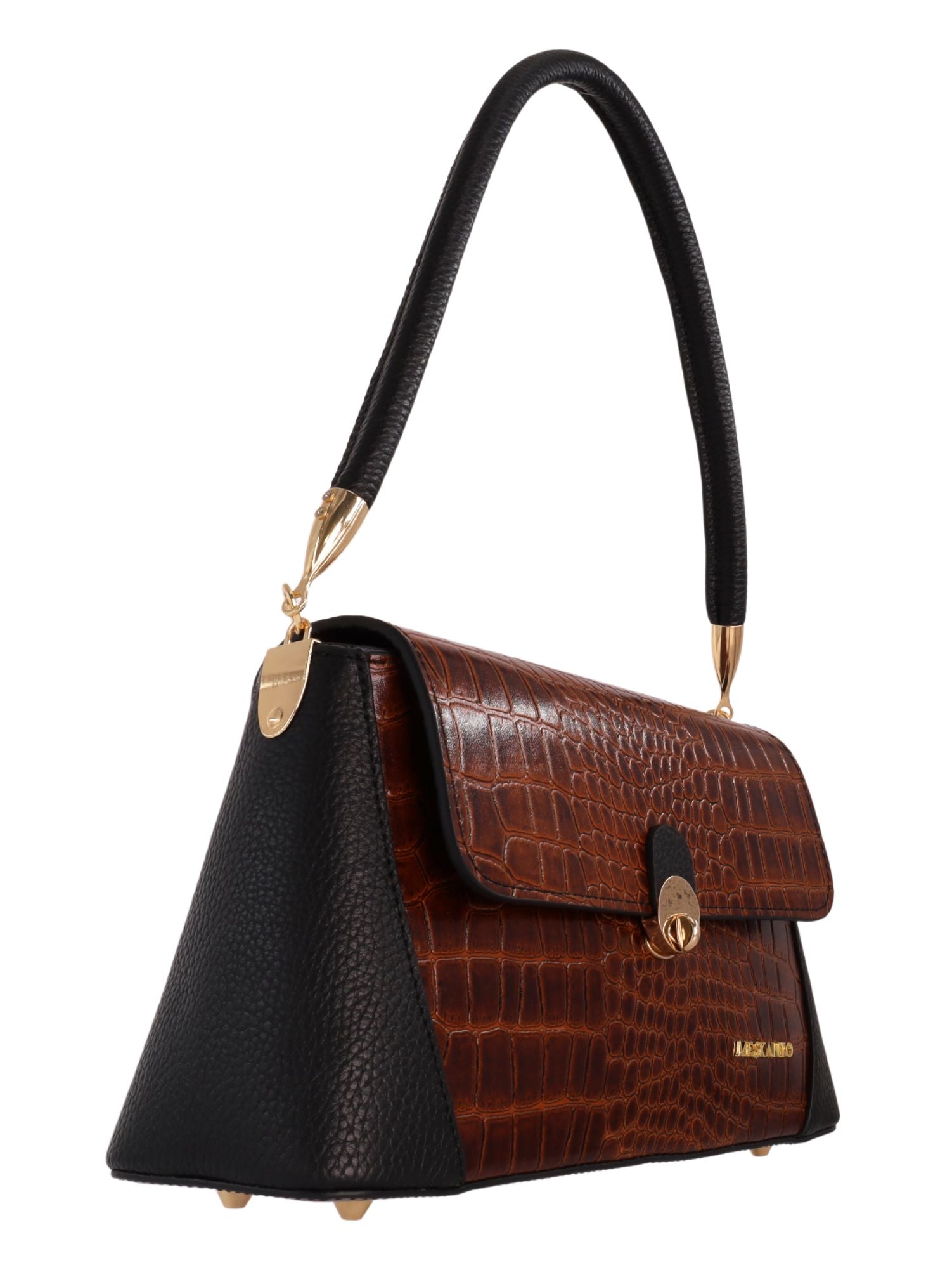 Meskanto - Hakiki Deri Kadın Omuz Çantası - MES-B-1002-Kroko