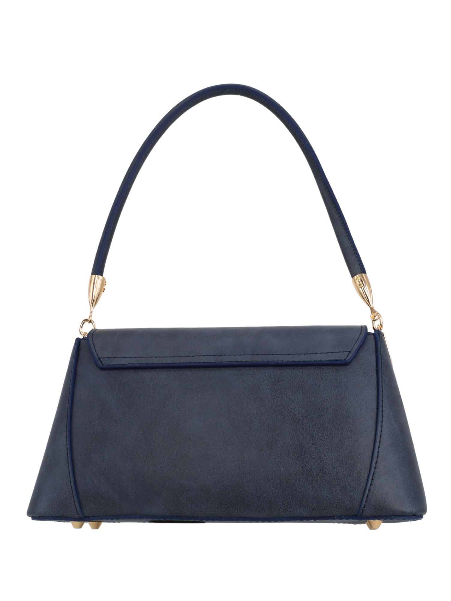 Meskanto - Diana Hakiki Deri Kadın Omuz Çantası - MES-B-1002-Mavi