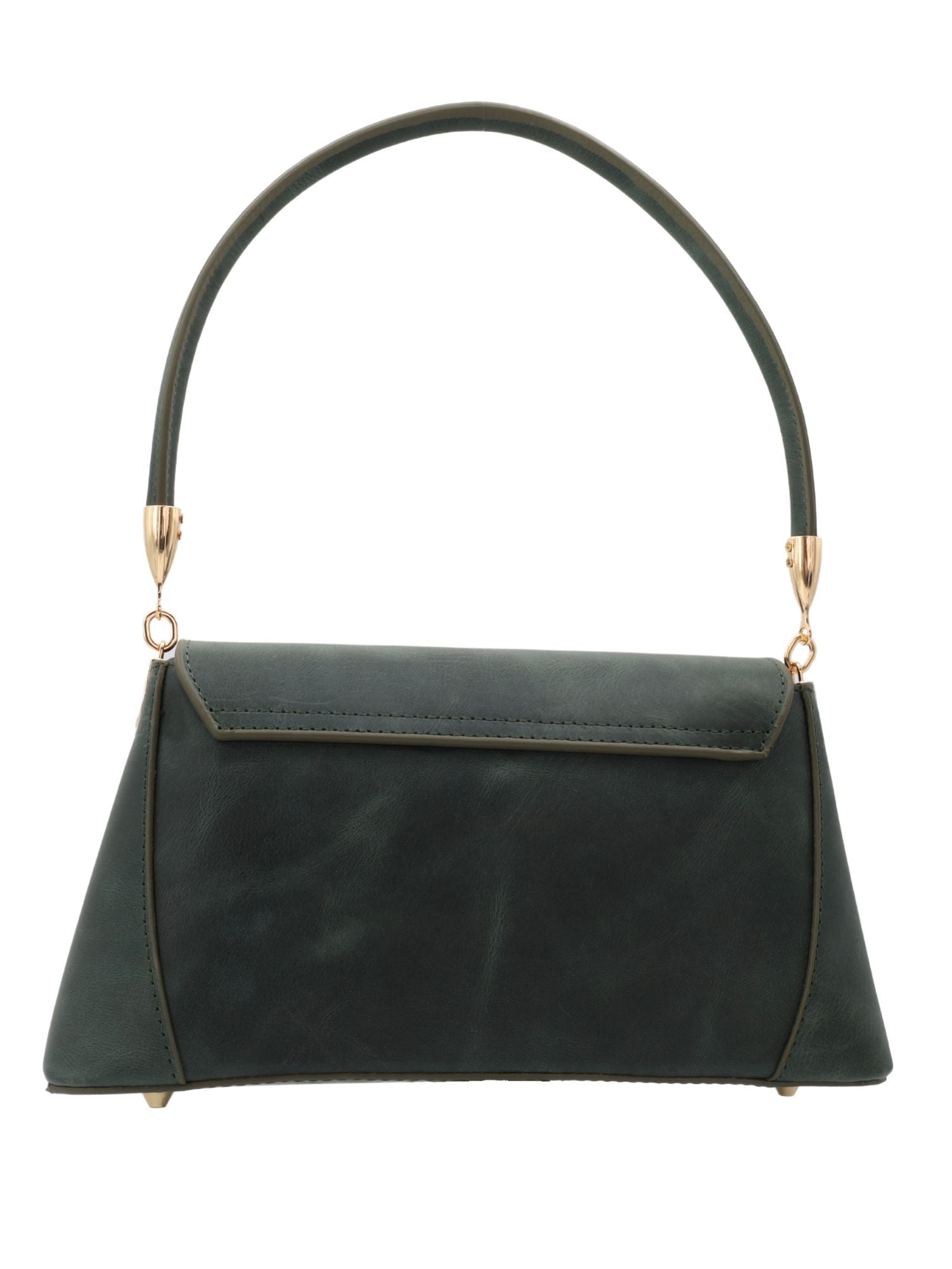 Meskanto - Diana Hakiki Deri Kadın Omuz Çantası - MES-B-1002 Zümrüt