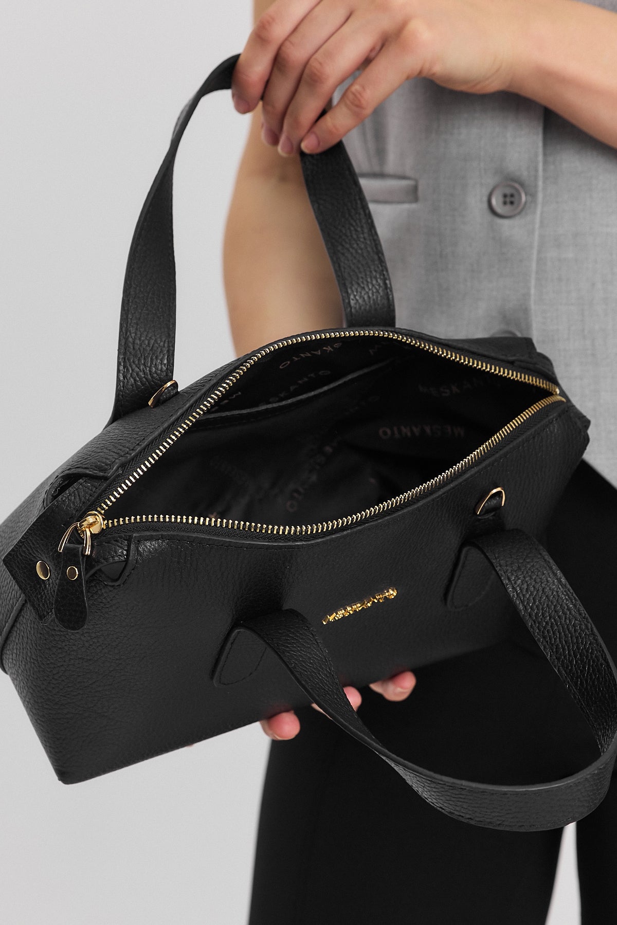 Meskanto Handy Hakiki Deri Kadın El Omuz Çantası - Meskanto