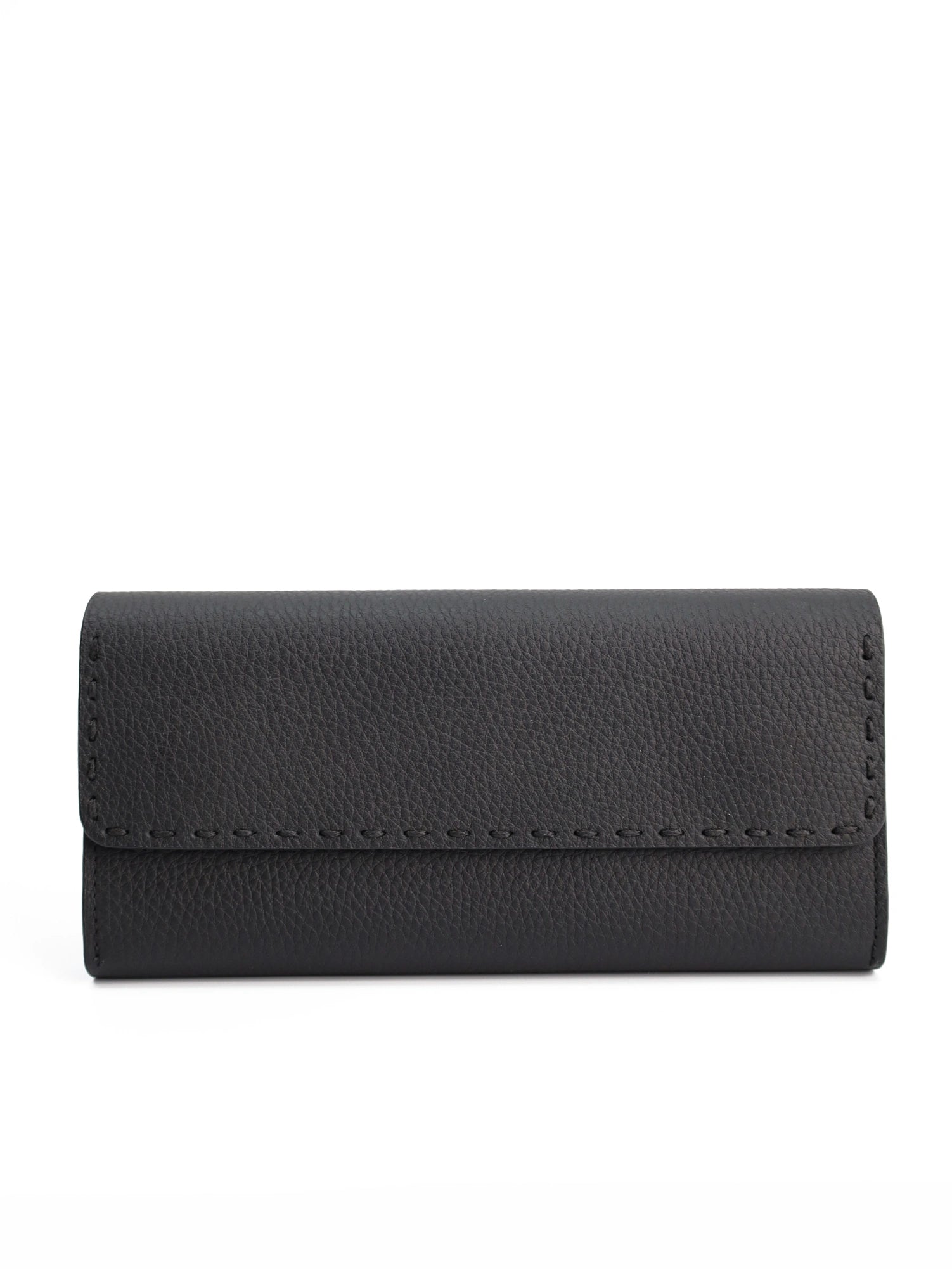 Clarice Hakiki Deri Telefon Bölmeli Kadın Cüzdan (Mor)