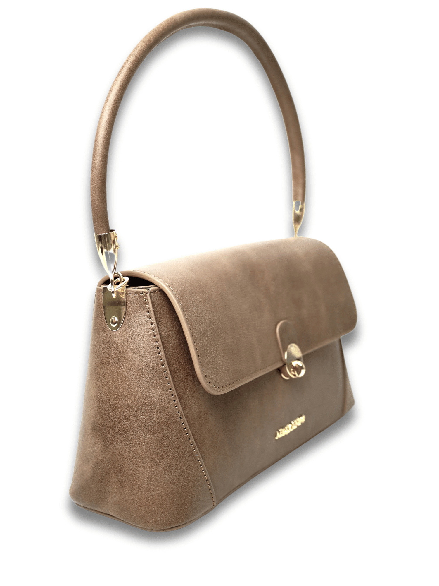 Meskanto - Diana Hakiki Deri Kadın Omuz Çantası - MES-B-1002 Vizon