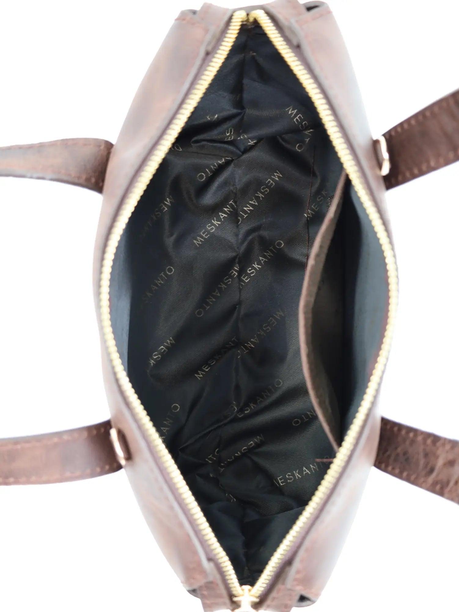 Handy Hakiki Deri Kadın El Omuz Çantası