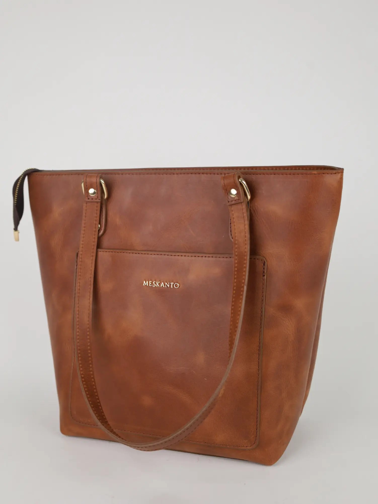 Tote Hakiki Deri Kadın Alışveriş Kol ve Omuz Çantası