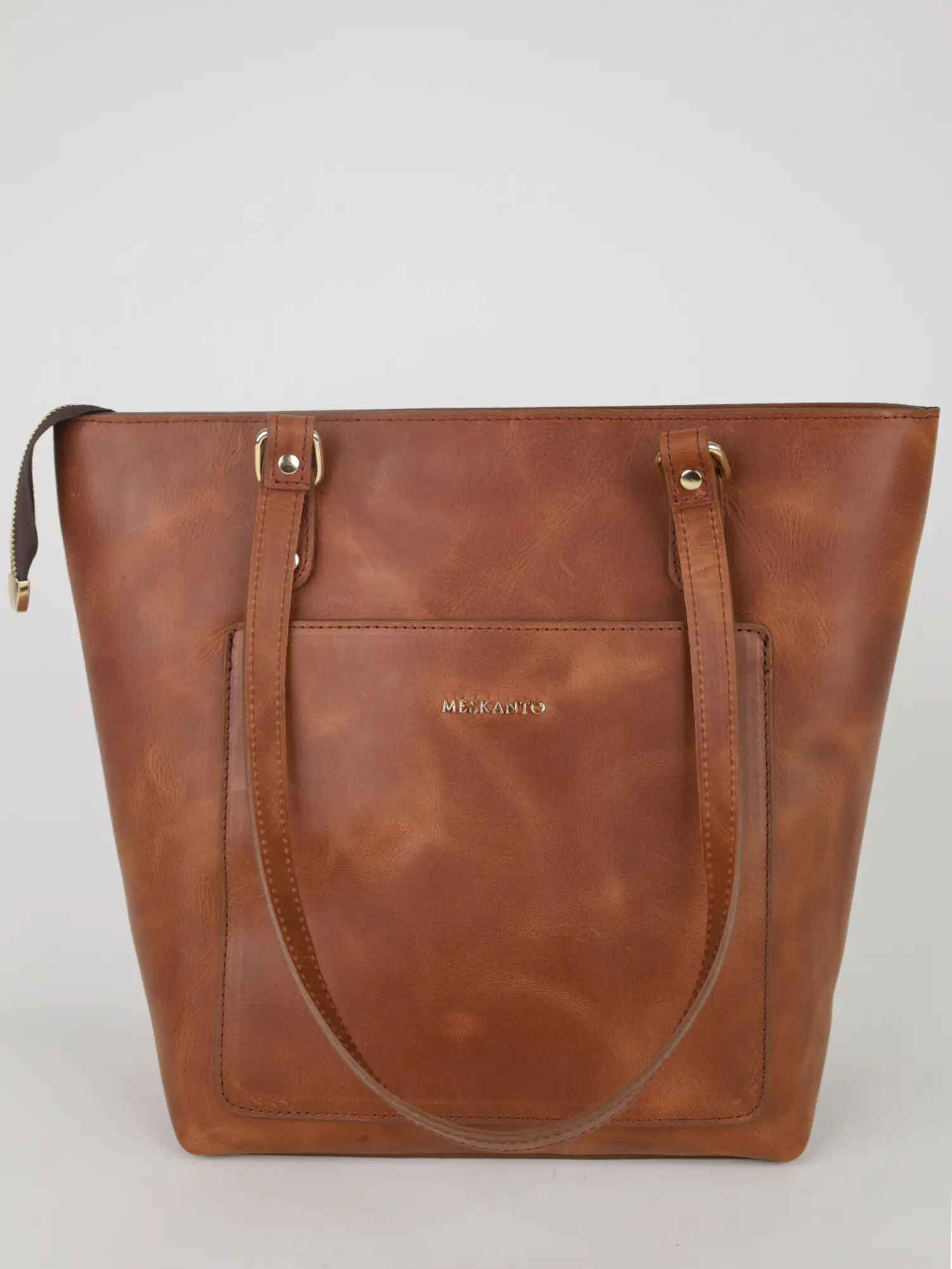 Tote Hakiki Deri Kadın Alışveriş Kol ve Omuz Çantası