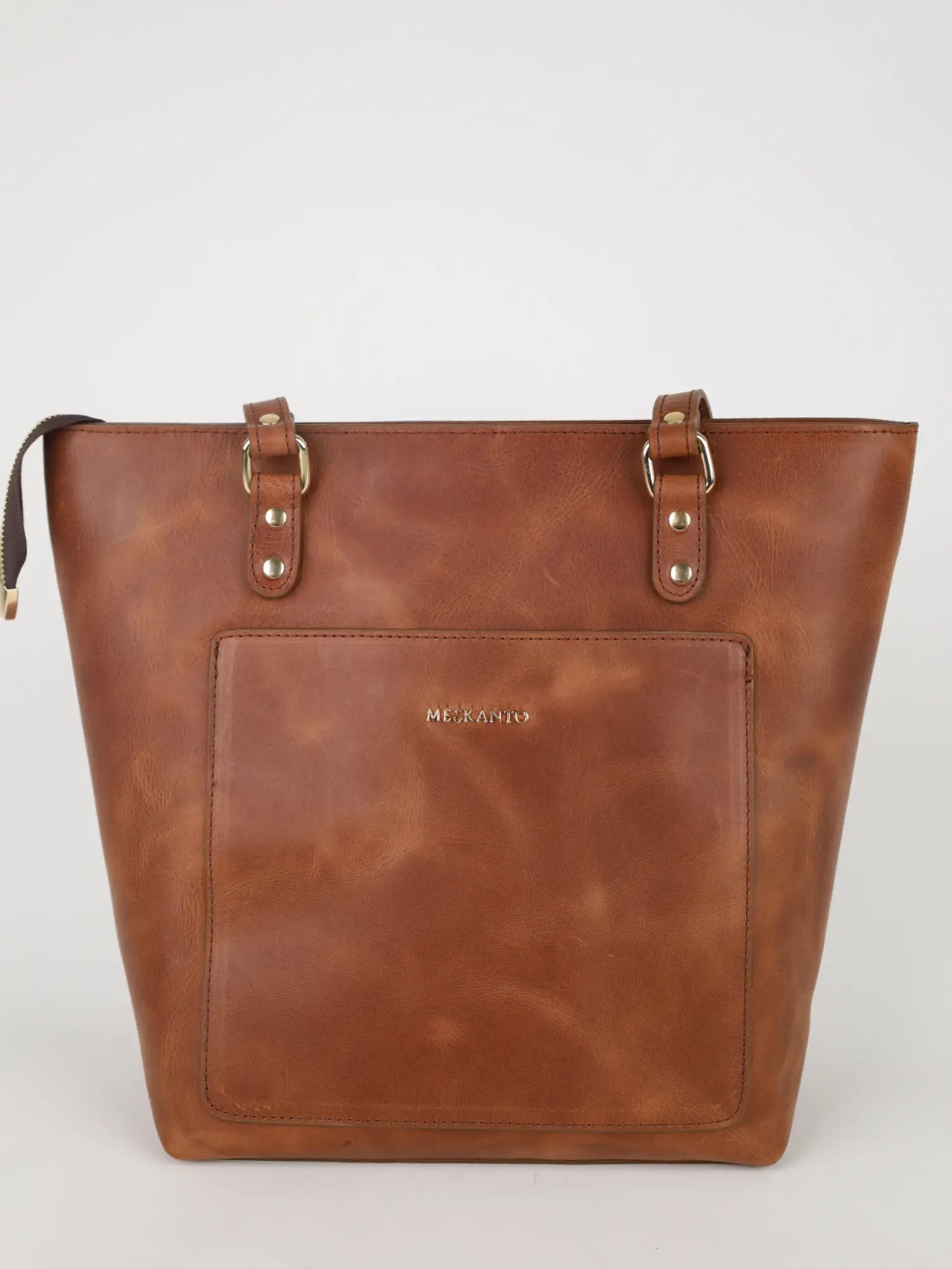 Tote Hakiki Deri Kadın Alışveriş Kol ve Omuz Çantası