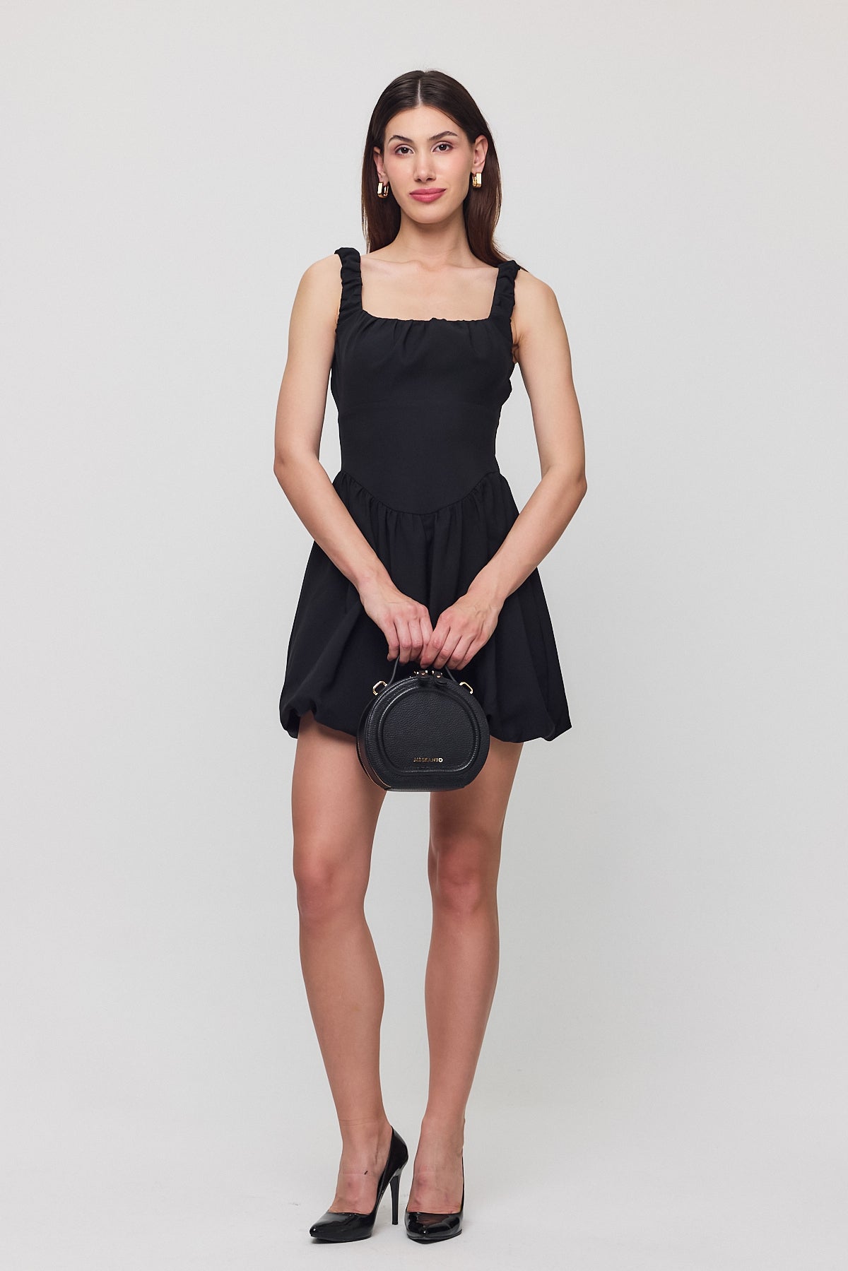 Meskanto - Mira Hakiki Deri Kadın Çanta - MES-M-1020 Siyah