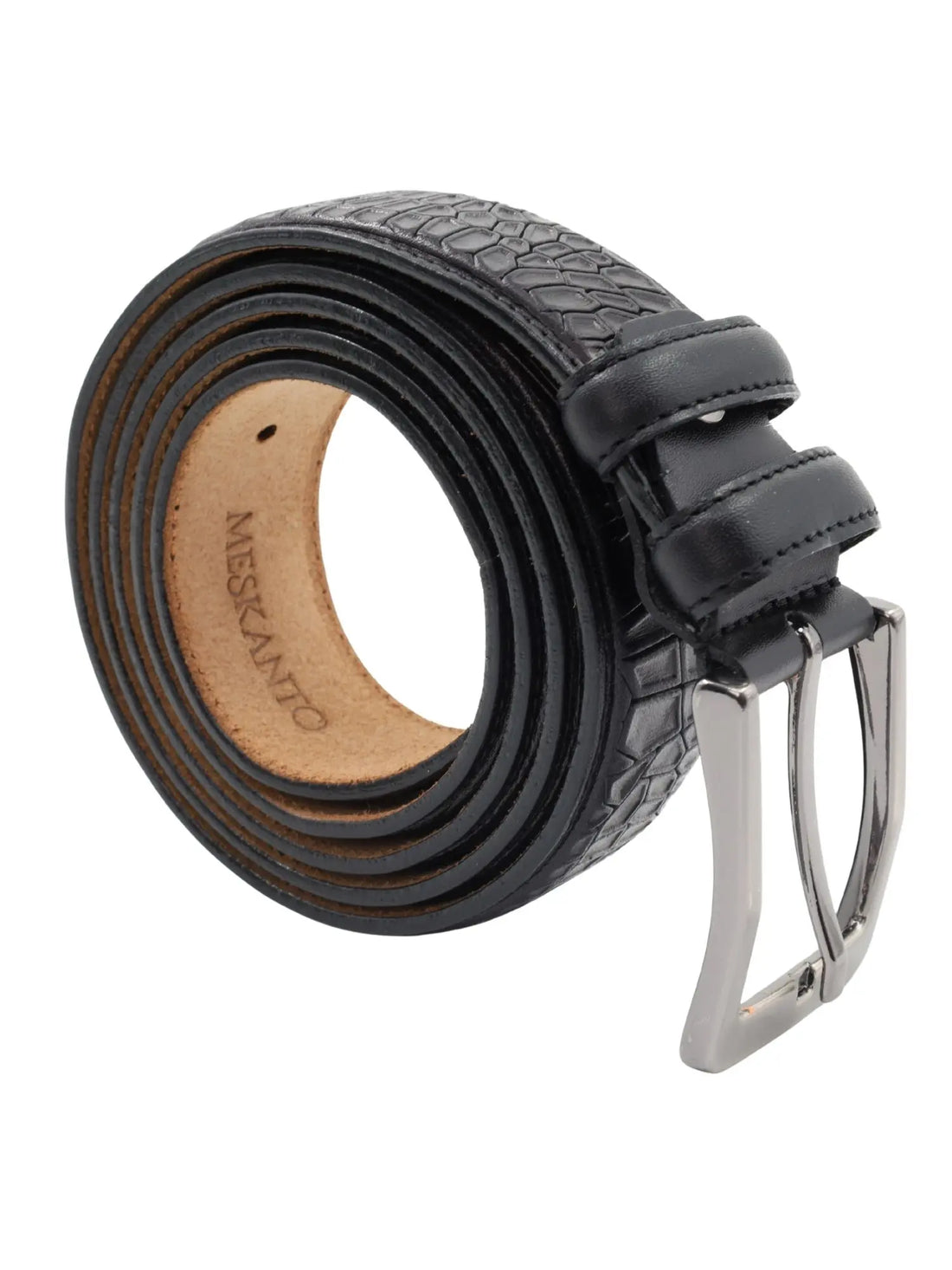 Hakiki Deri Kroko Desen Erkek Kemer