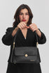 Meskanto - Hakiki Deri Kadın Omuz Çantası - MES-B-1002-Siyah
