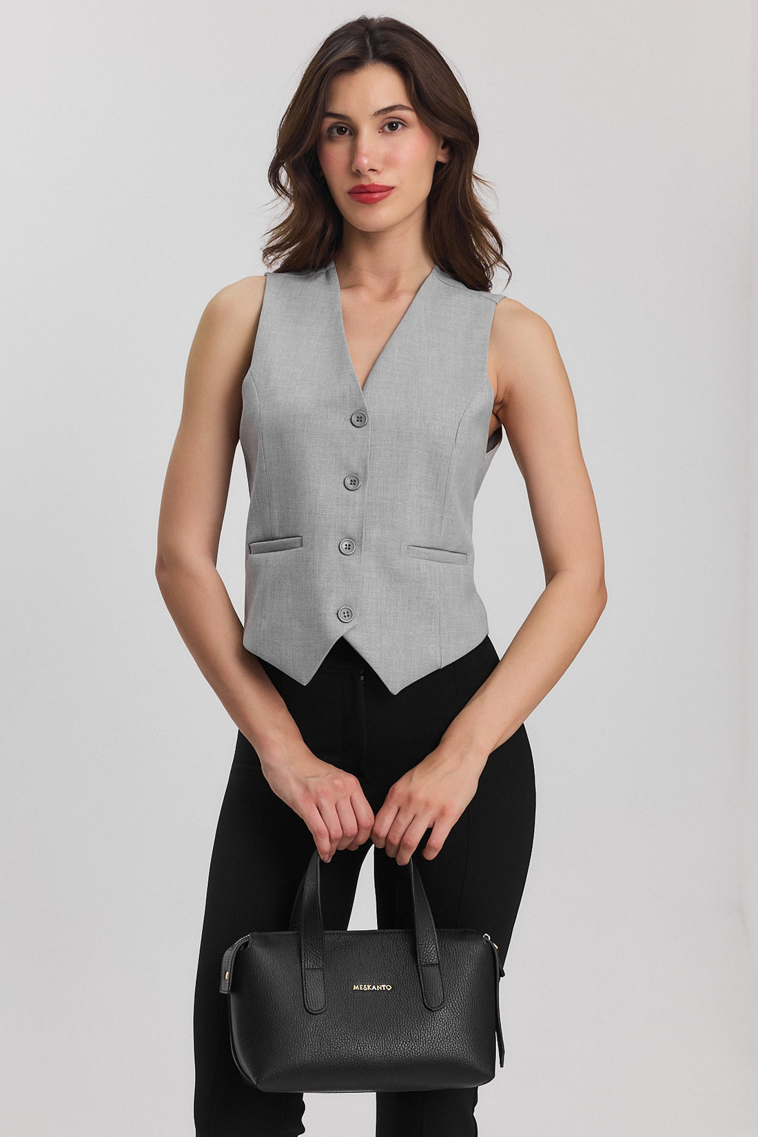 Meskanto Handy Hakiki Deri Kadın El Omuz Çantası - Meskanto