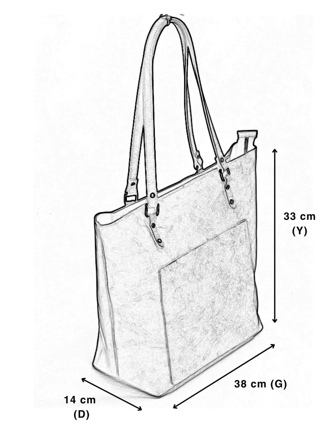 Meskanto - Tote Hakiki Deri Kadın Alışveriş Kol ve Omuz Çantası - NF - B - SH219 - C