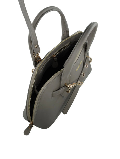 Milano Hakiki Deri Kadın El Omuz Çantası (Bordo)