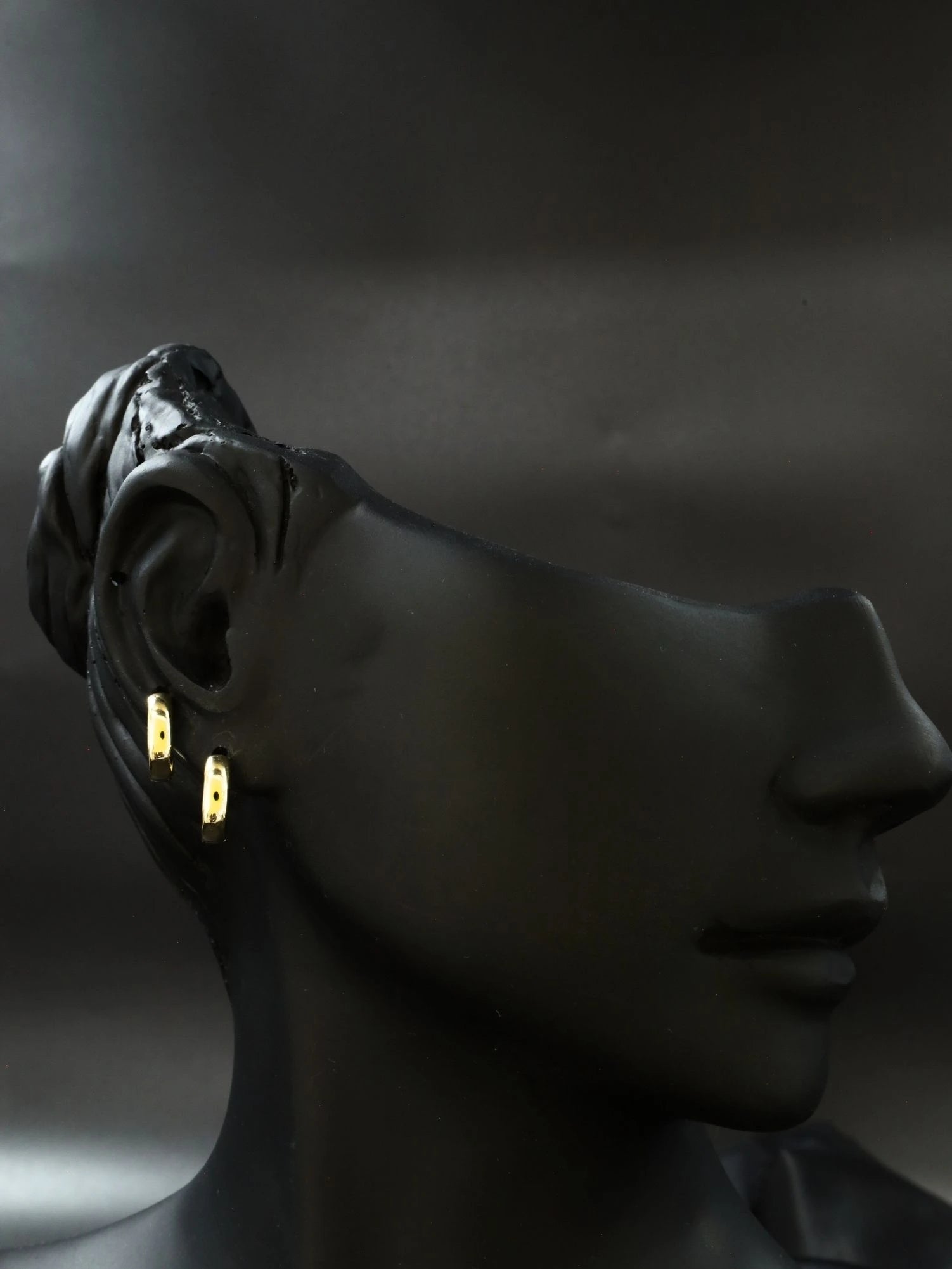 Gold Mini Halka Çelik Küpe