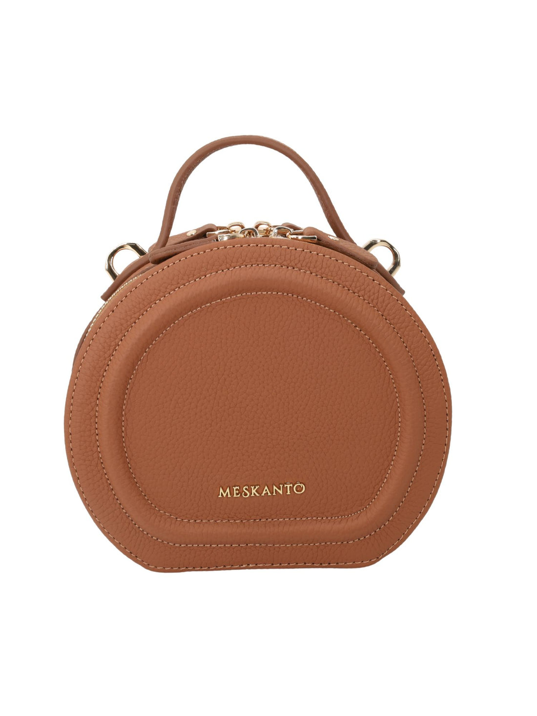 Meskanto - Mira Hakiki Deri Kadın Çanta - MES-M-1020 Floater Taba