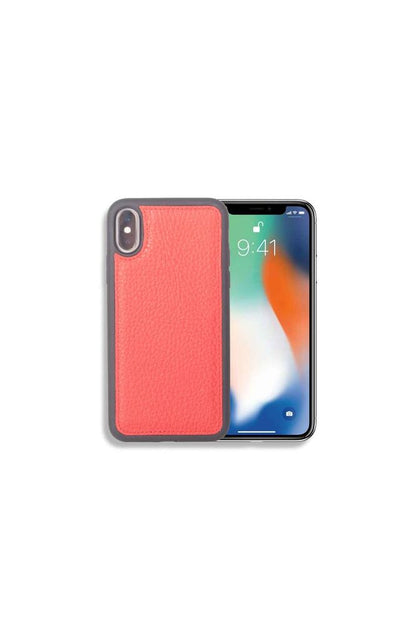 Meskanto Guard Kırmızı Deri iPhone X / XS Kılıfı