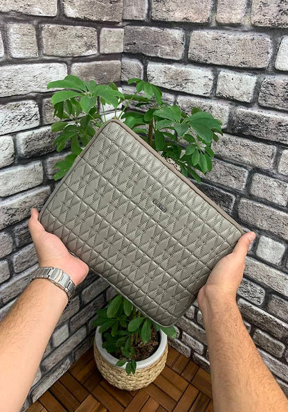 Meskanto Guard Nakış Desenli Vizon Clutch Çanta