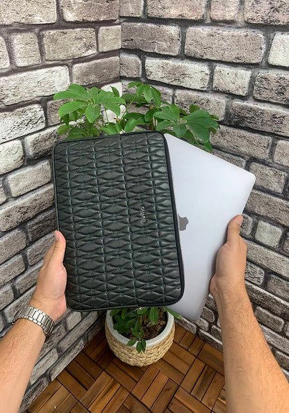 Nakış Desenli Yeşil Clutch Çanta - Meskanto