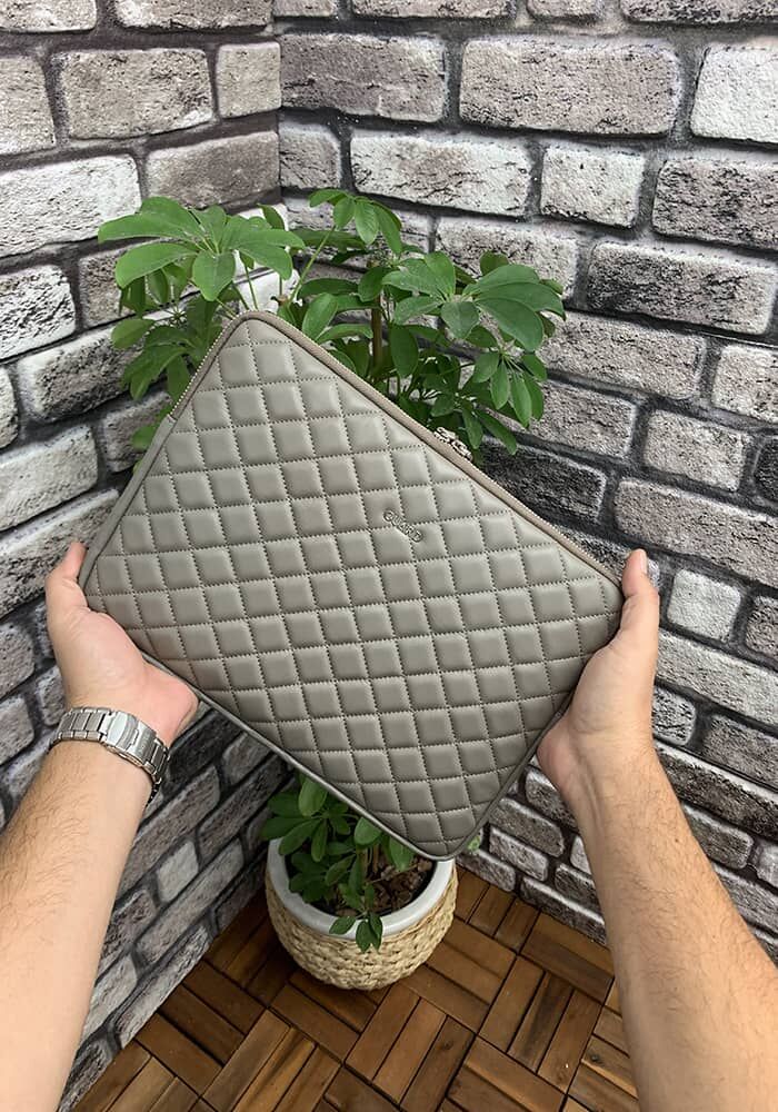 Vizon Capitone Clutch Çanta - Meskanto